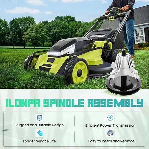 Miniatura 5 de El kit de reconstrucción de la plataforma de cortacésped incluye (2) husillos 618-04865 918-04865 618-04636 918-04636, (2) poleas tensoras planas