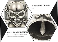 Vista 8 de BESPORTBLE Cross Bell Colgante Skull Man Accesorios de acero inoxidable