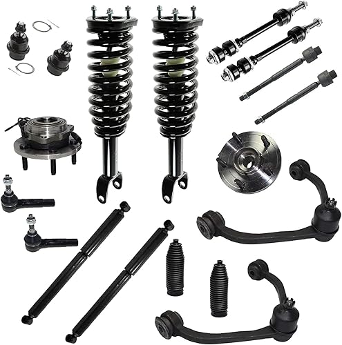 Miniatura 497 de Detroit Axle - Kit de cubos de rodamiento de rueda delantera de 6 piezas para Dodge Dart 2013-2016, Chrysler 200 2015-2017, 2 cojinetes de rueda