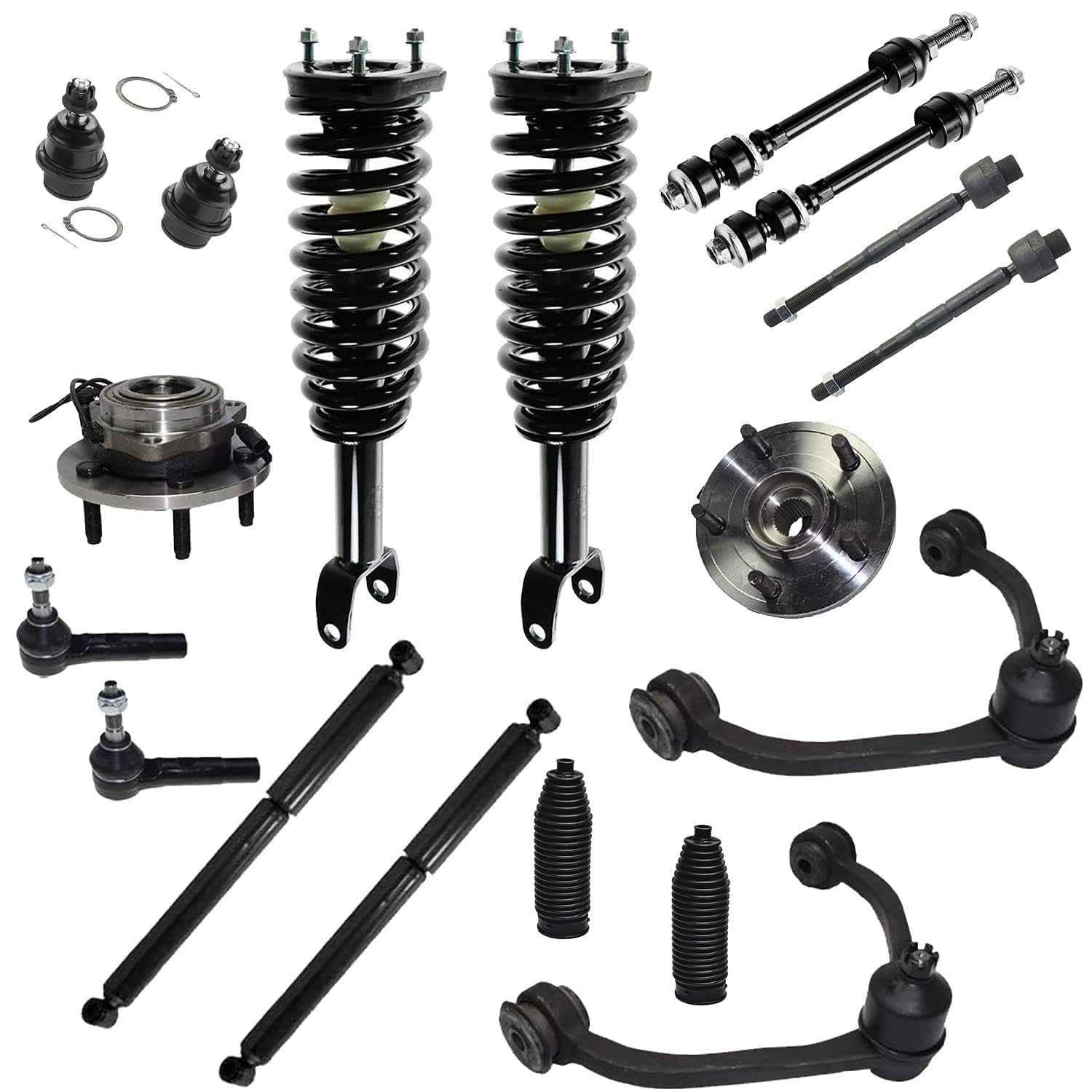Detroit Axle - 2WD Front Suspension Kit for 05-09 Dodge Dakota 06-08 Raider