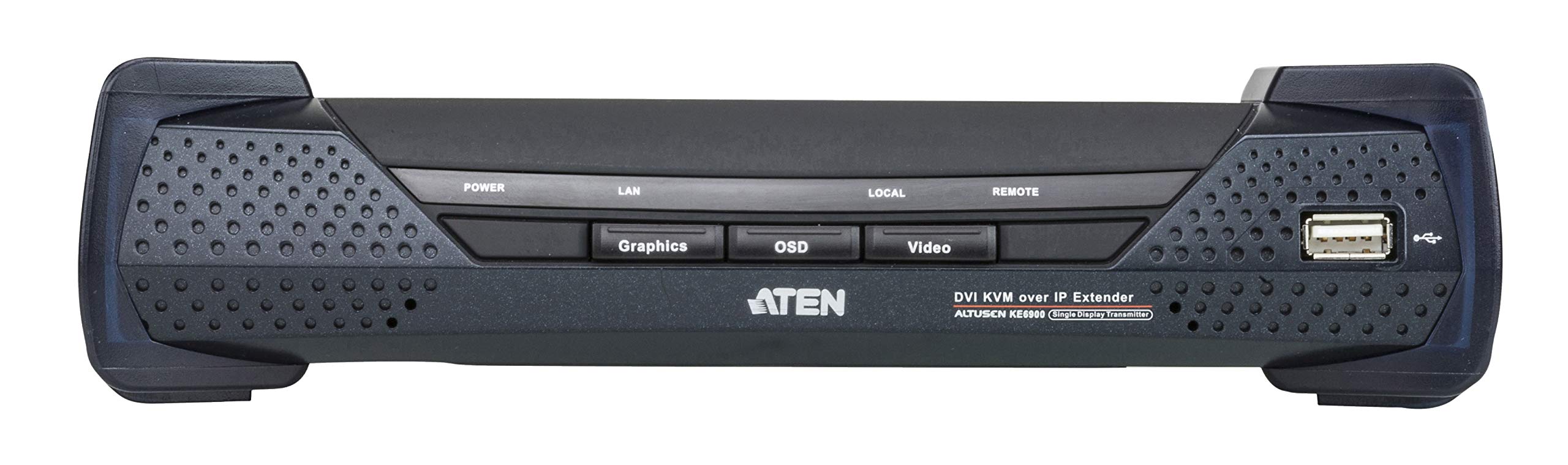 Amazon.co.jp: ATEN USB DVI-I シングルディスプレイ IP-KVMレシーバー