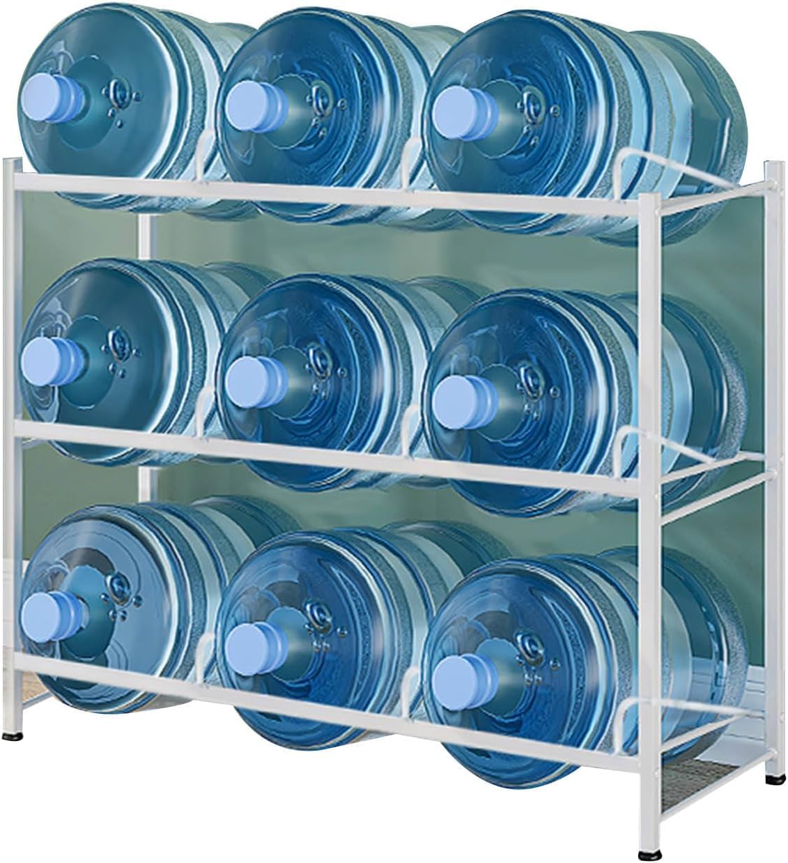 Étagère pour bouteilles d'eau grand format idéale pour le bureau et la maison