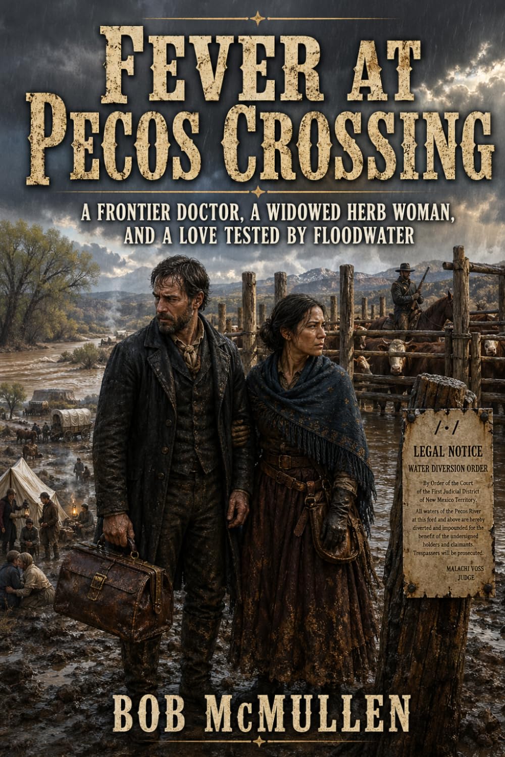 Fever at Pecos Crossing: A Frontier Doctor, a Widowed Herb Woman, and a Love Tested by Floodwater, Book 2 (Mesa Bones & Bitterroot)