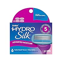 Vista 1 de Schick Hydro Silk - Recambios de cuchillas hidratantes para mujer con colgador de ducha, 4