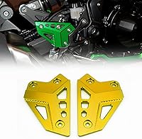 Vista 9 de Heinmo Accesorios de aluminio CNC para motocicleta, reposapiés, juego trasero, estribera, placas de talón, protector para Kawa' Z900 2017-2022 2023