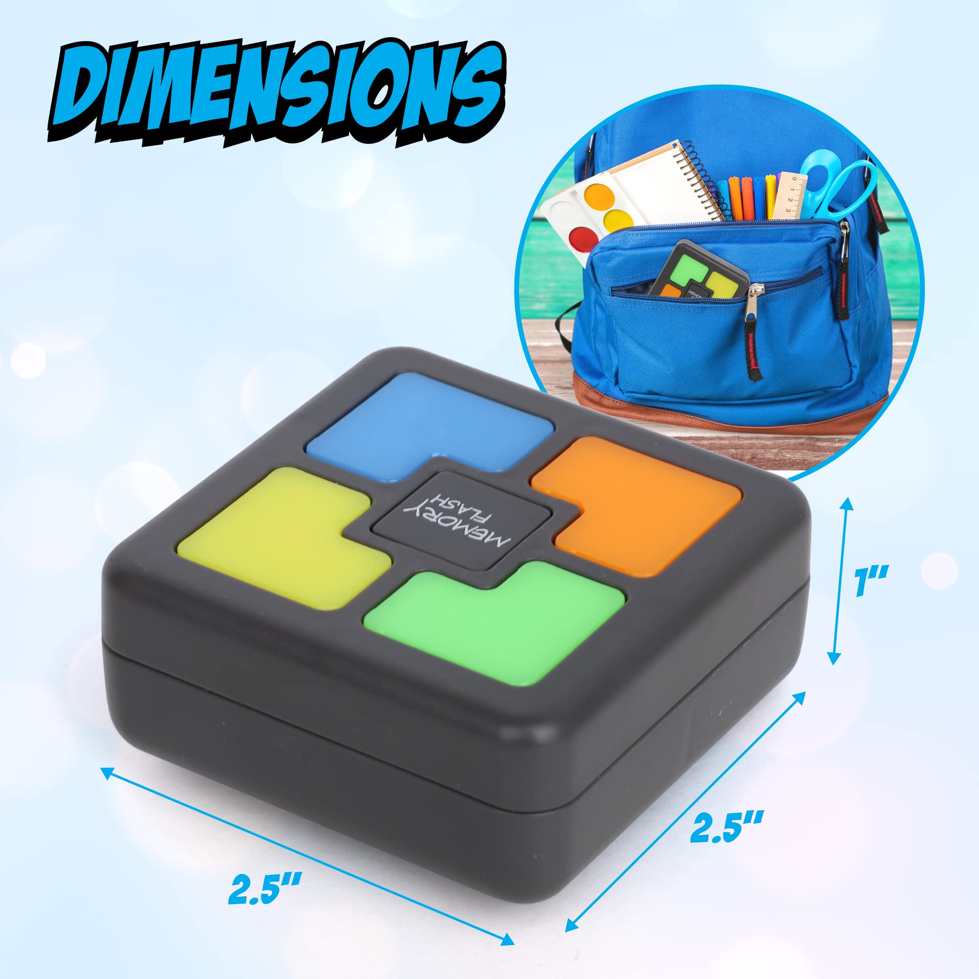 Mini Simon Game Gamie Electronic Memory Game With Lights And Sounds ...