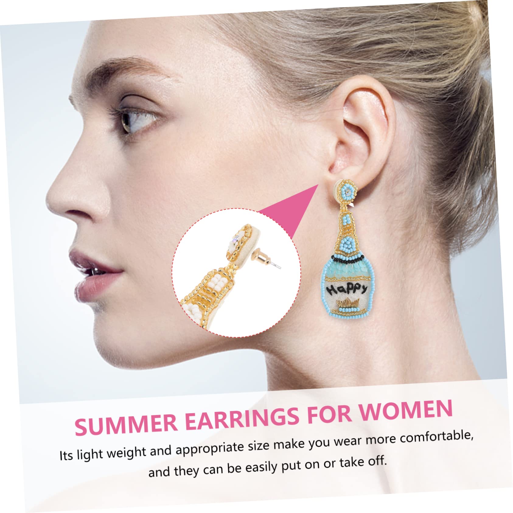 3pares Pendientes De Perlas Mano Para Mujer Joyería De Verano Elegante Aretes De Playa y Fiesta Accesorios De Moda Para Ocasiones