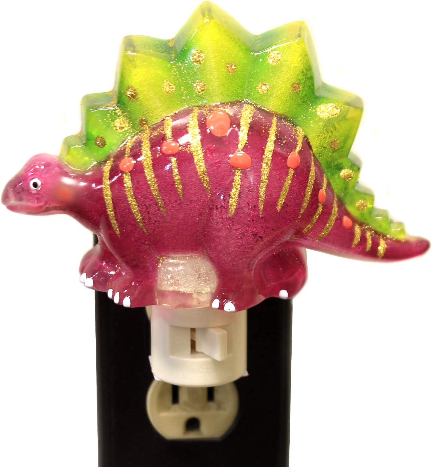 Midwest CBK Beaded Purple Dinosaur Night Light