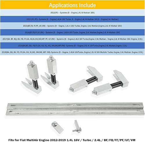 Miniatura 4 de 10259A10259B Actuador de motor Herramientas de compresor de resorte para motores Fiat MultiAir y Turbo 1.4L 16V, 2.4L, Compatible con Alfa Romeo