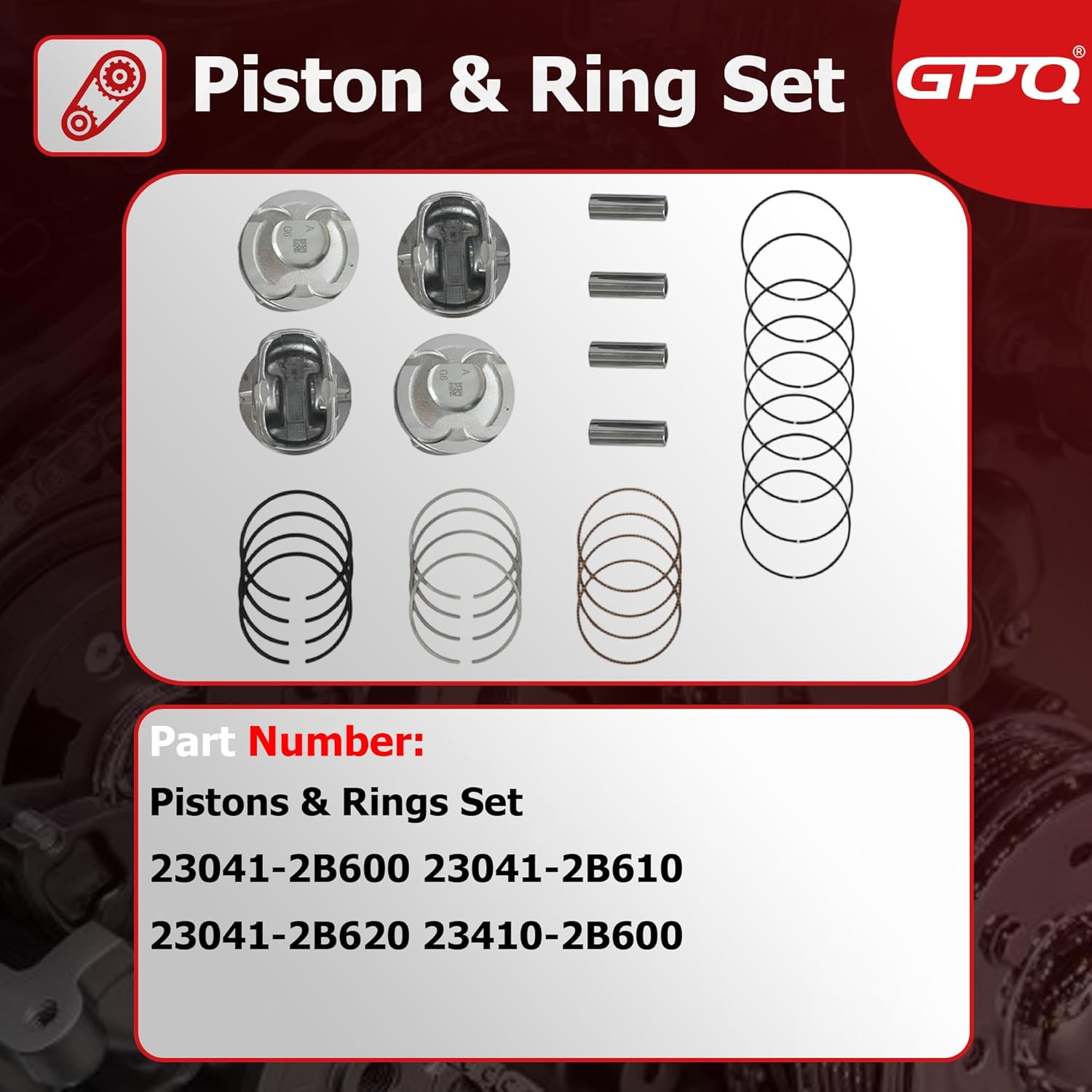 G4FD 1.6 Engine Overhaul Rebuild Kit With Crankshaft Main Rod Bearing Piston Set Timing Chain Kit Head Gasket Set Fit For Hyundai Accent Tucson Veloster Kia Rio Soul Sportage Carens Forte 2012-2019