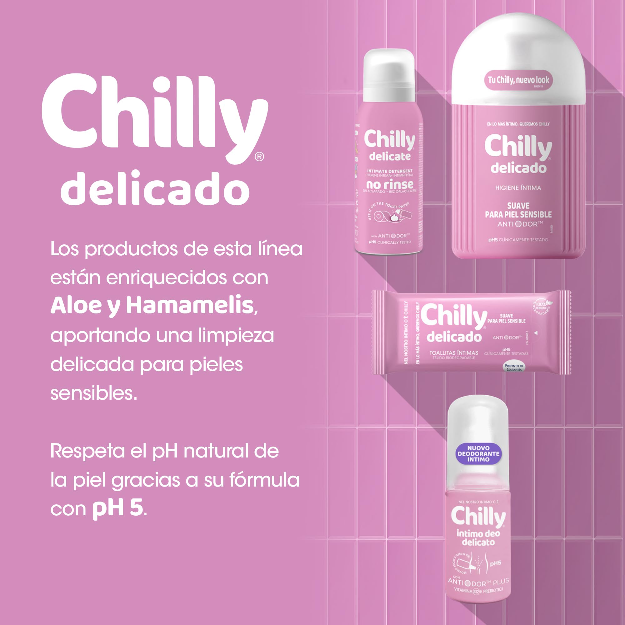 Desodorante íntimo en pulverizador Chilly delicado 50 ml — view 6