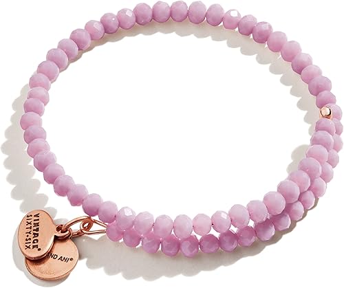 Alex and Ani - Pulsera de cuentas para mujer, cuentas brillantes, alambre flexible, se adapta a la mayoría de muñecas