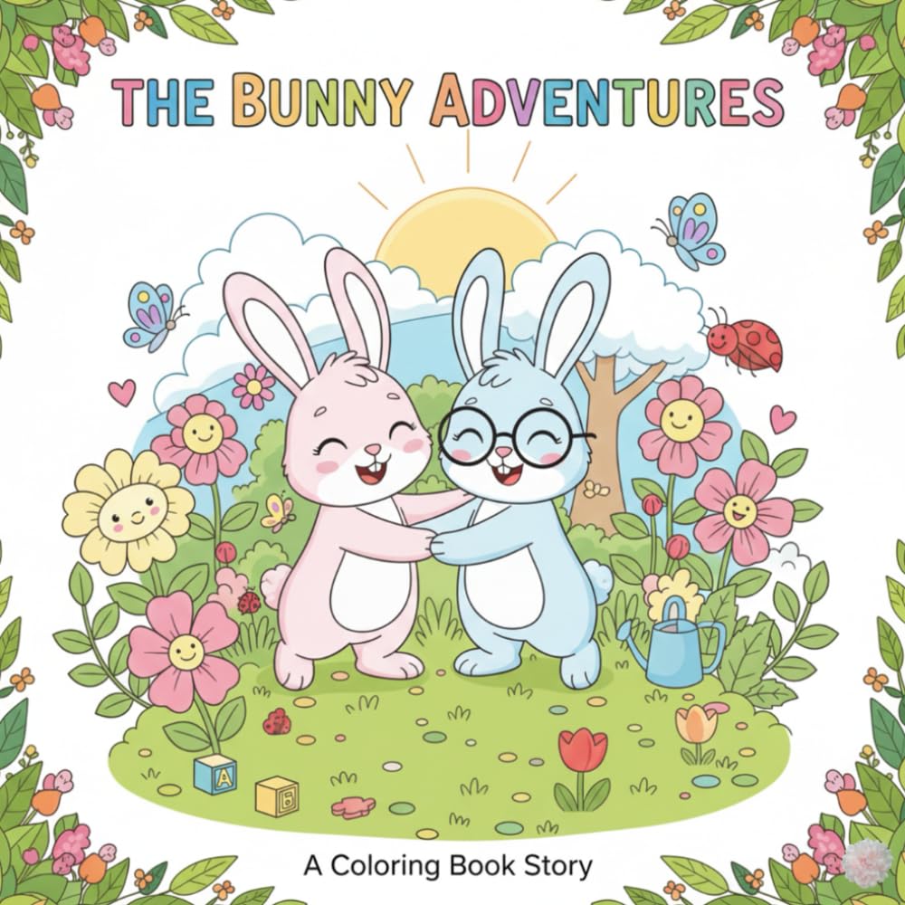 The Bunny Adventures: A coloring Book Story