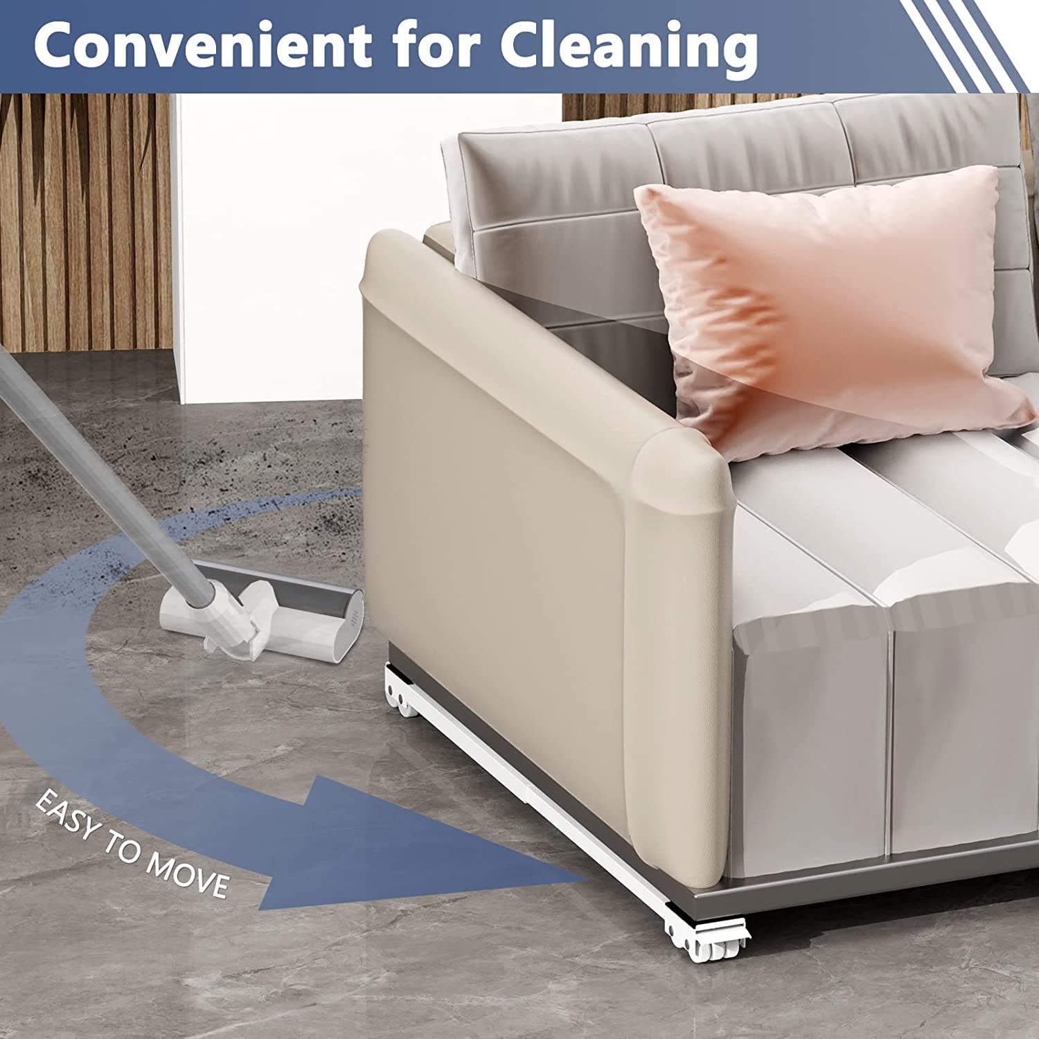 Motegrity Furniture Lifter Mover Tool - Heavy Duty Adjustable