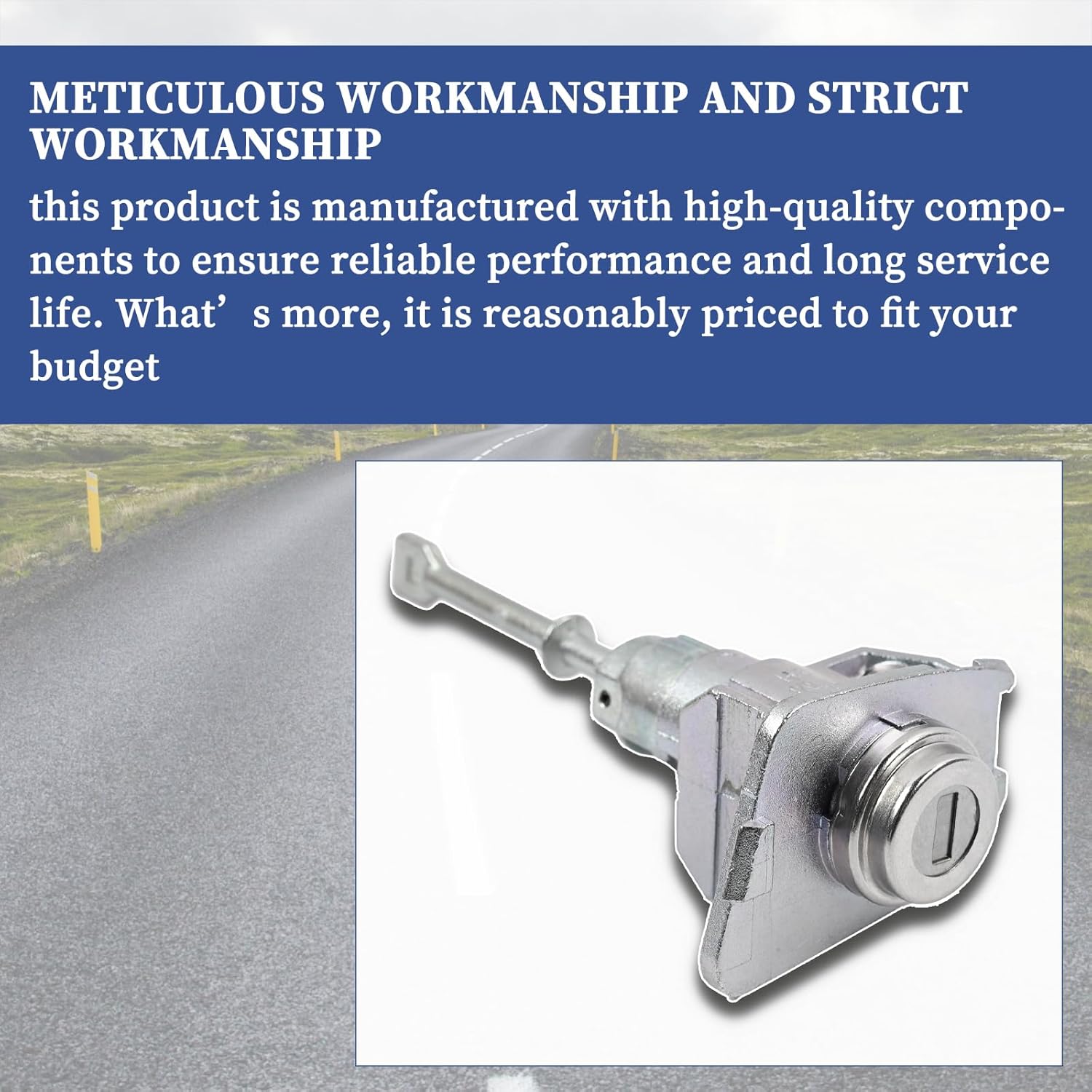 Door Lock Cylinder Set Kit w/ 2 Keys Fit for Kia Sorento 2016-2020 Replace 81970-C5A00 Front Left Driver Side