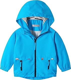 Niños Chaqueta Cortavientos, Bebe Impresión Abrigos Prueba Viento Cazadora