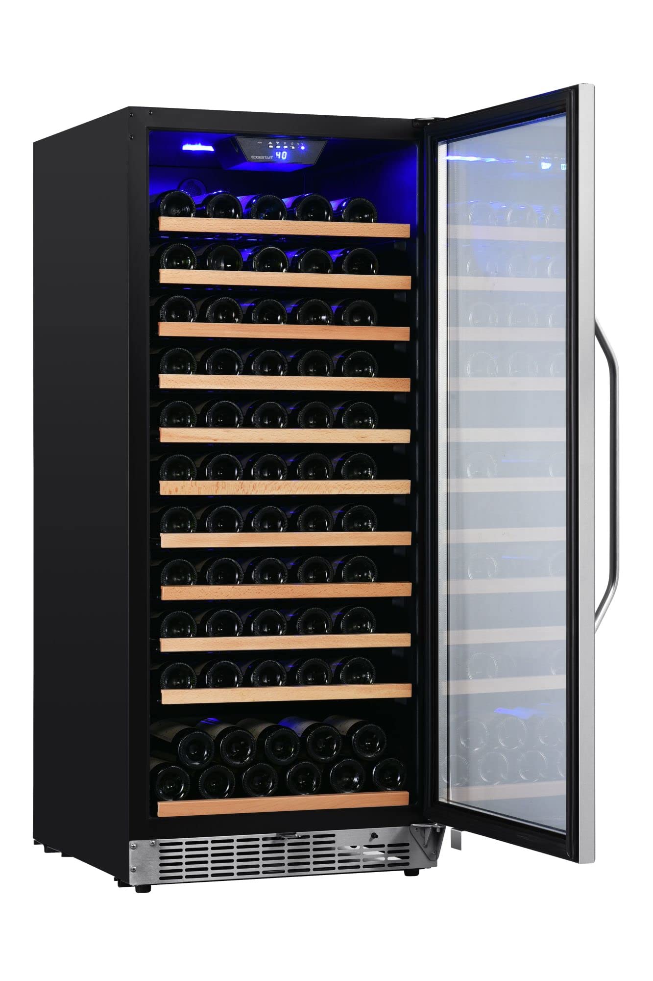 EdgeStar Cwr1212szdual 48 Inch Wide 222 Bottle Capacity Built-In Or Free Standing Wine Cooler - Stainless Steel on Fridge.com - View 2