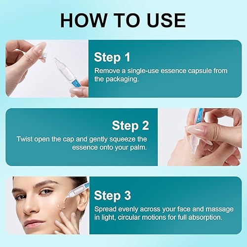 Miniatura 8 de TJE Suero de ácido hialurónico al 5% para la cara con vitamina C Suero ultra hidratante antienvejecimiento Hidratante para piel seca y sensible