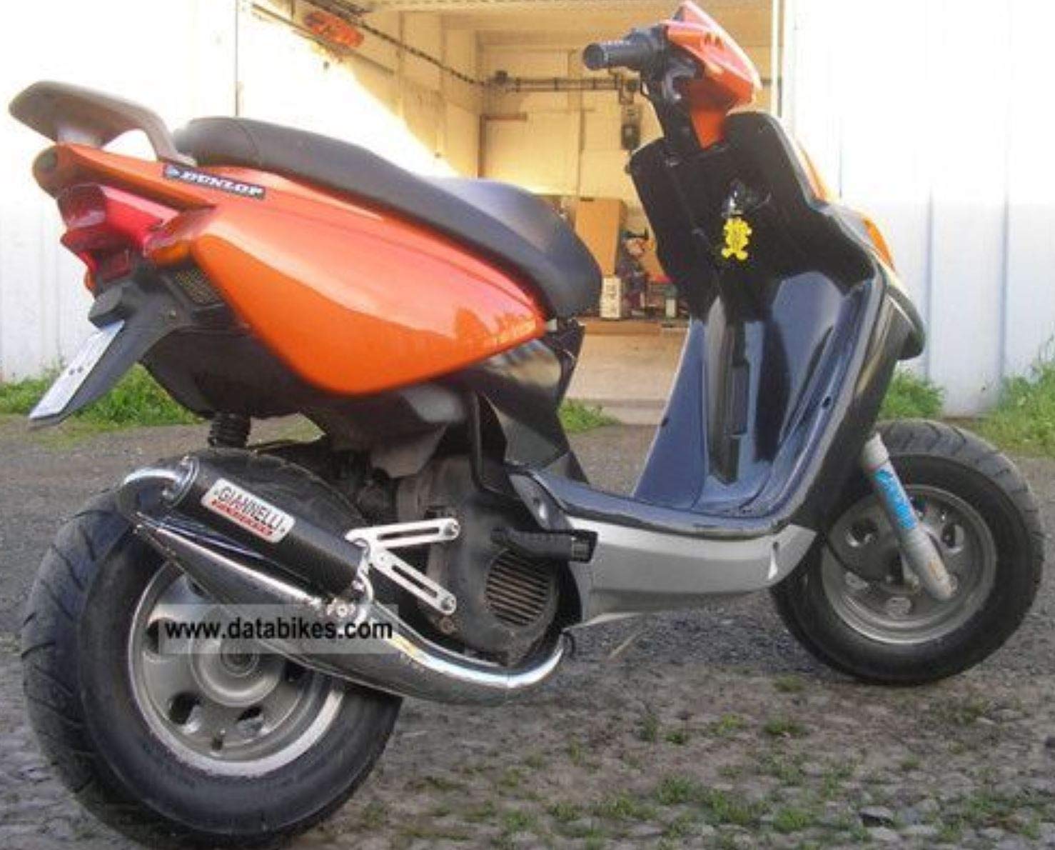 GIANNELLI MARMITTA SCOOTER "REKORD" MBK BOOSTER - R SPECIAL-SPIRIT-YAMAHA BW'S ORIGINAL-N.G. OMOLOGATO CEE E13 0239-SILENZIATORE NICHROM