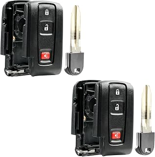 fits Toyota Prius 2004 2005 2006 2007 2008 2009 Key Fob Cover Case Shell Keyless Entry Remote, Set of 2