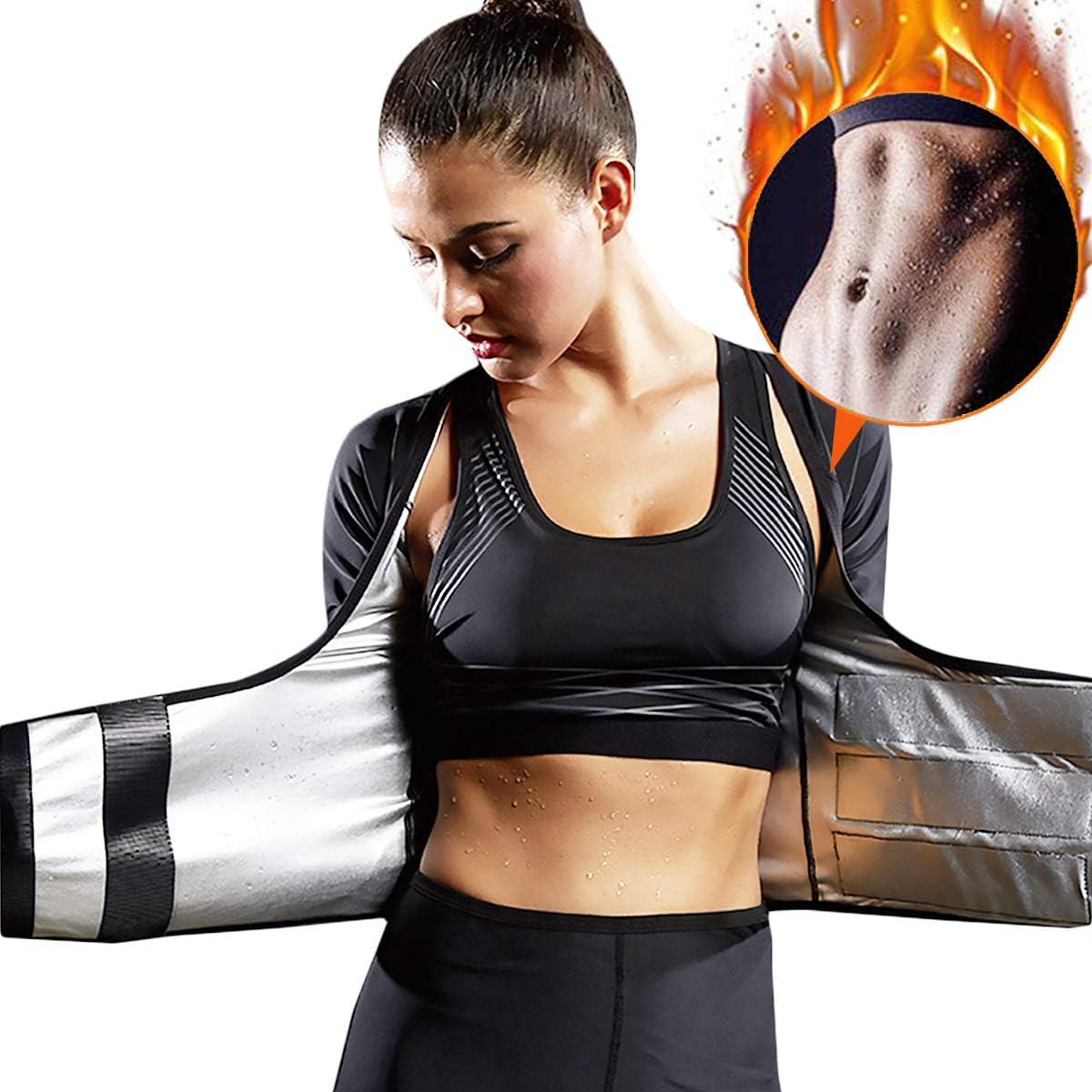 ODAR Sweat Sauna Suit Weight Loss for Women - Fat Burner - Slimming Body Shaper