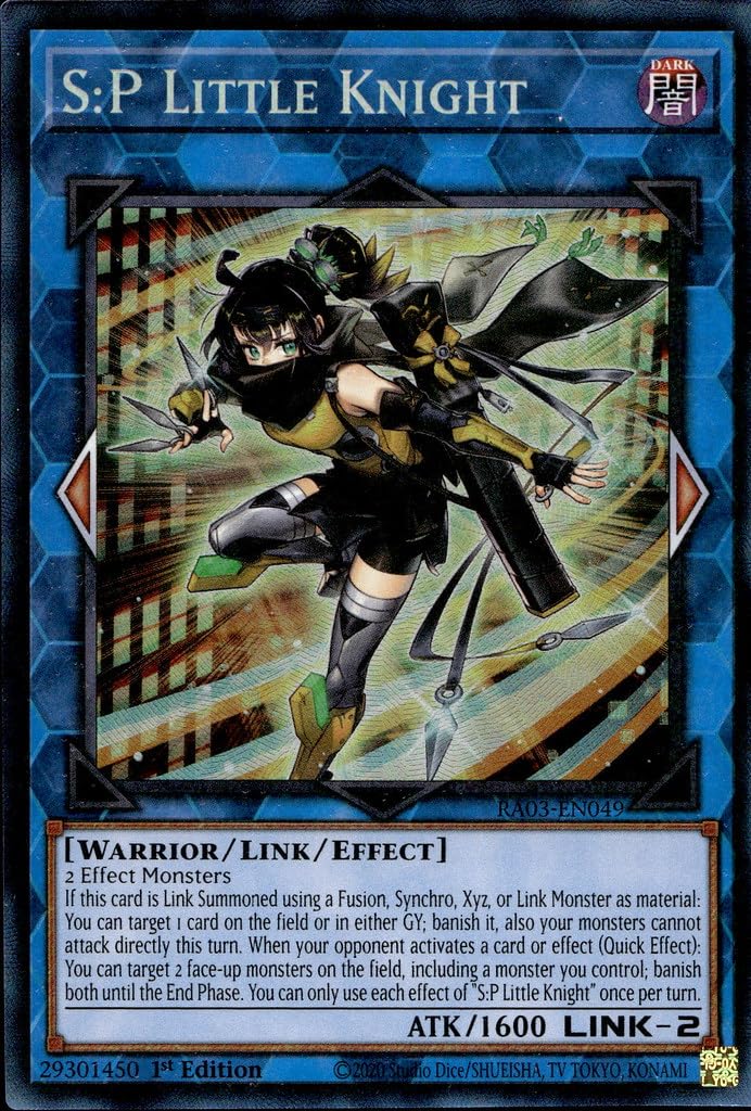 S:P Little Knight (PCR) - RA03-EN049 - Prismatic Collector's Rare - 1st Edition