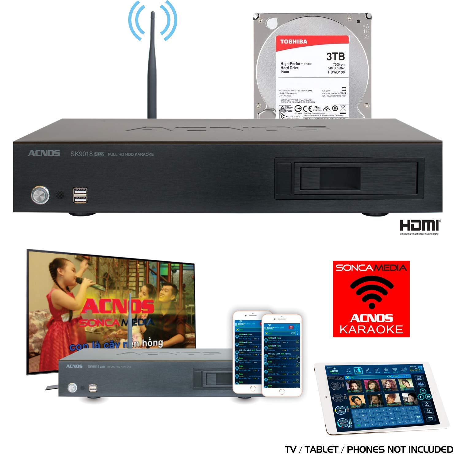 acnos karaoke speaker