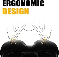 Vista 4 de Venzo Comfortable Saddle Bike Seat Soft & Durable Bicycle Seat for MTB, Road, Exercise, Trekking, Folding, Hybrid & Cruiser Bikes Breathable &