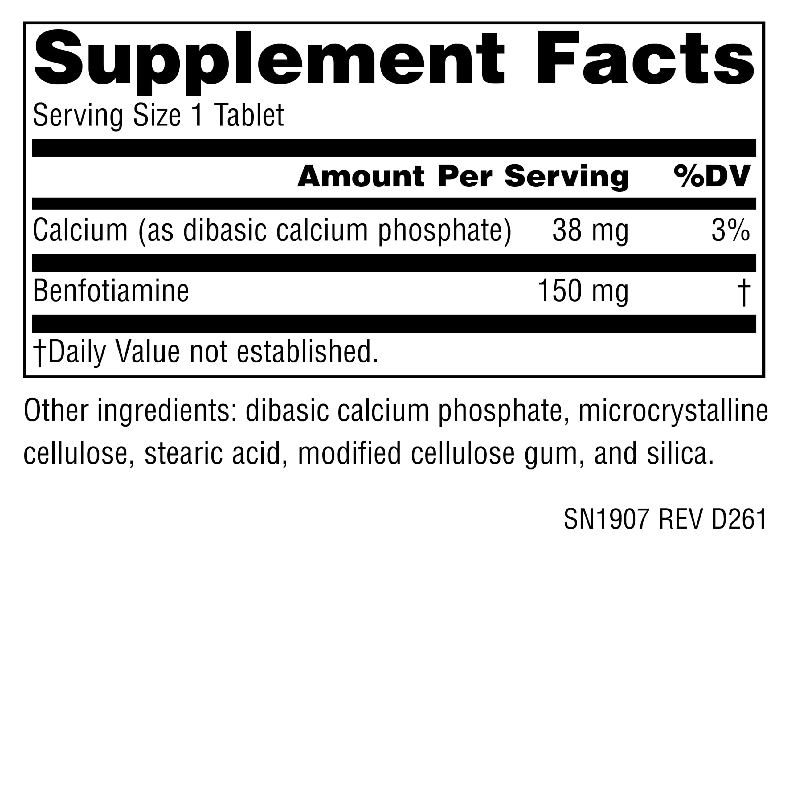 Source Naturals Benfotiamine, 150 mg - 120 Tablets — Amazon image 2