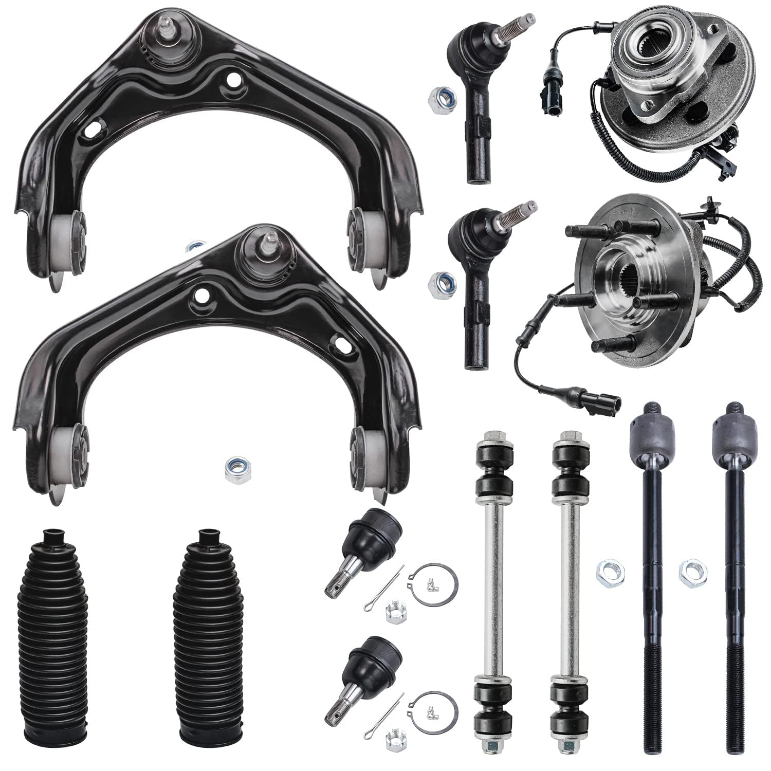 Detroit Axle - Front End 14pc Suspension Kit for 2006-2010 Ford Explorer