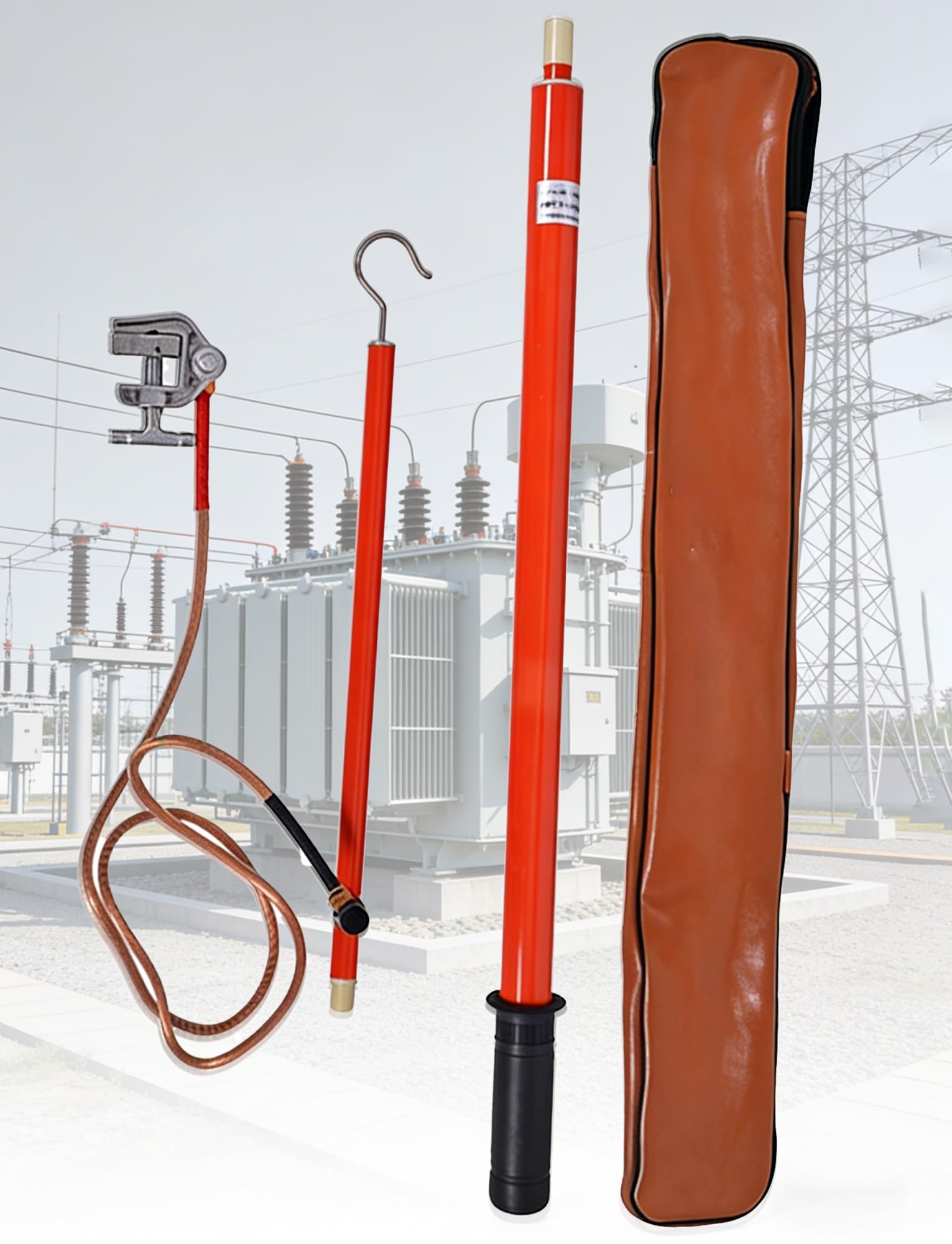 Varilla de descarga de arco de 100 cm para electricistas