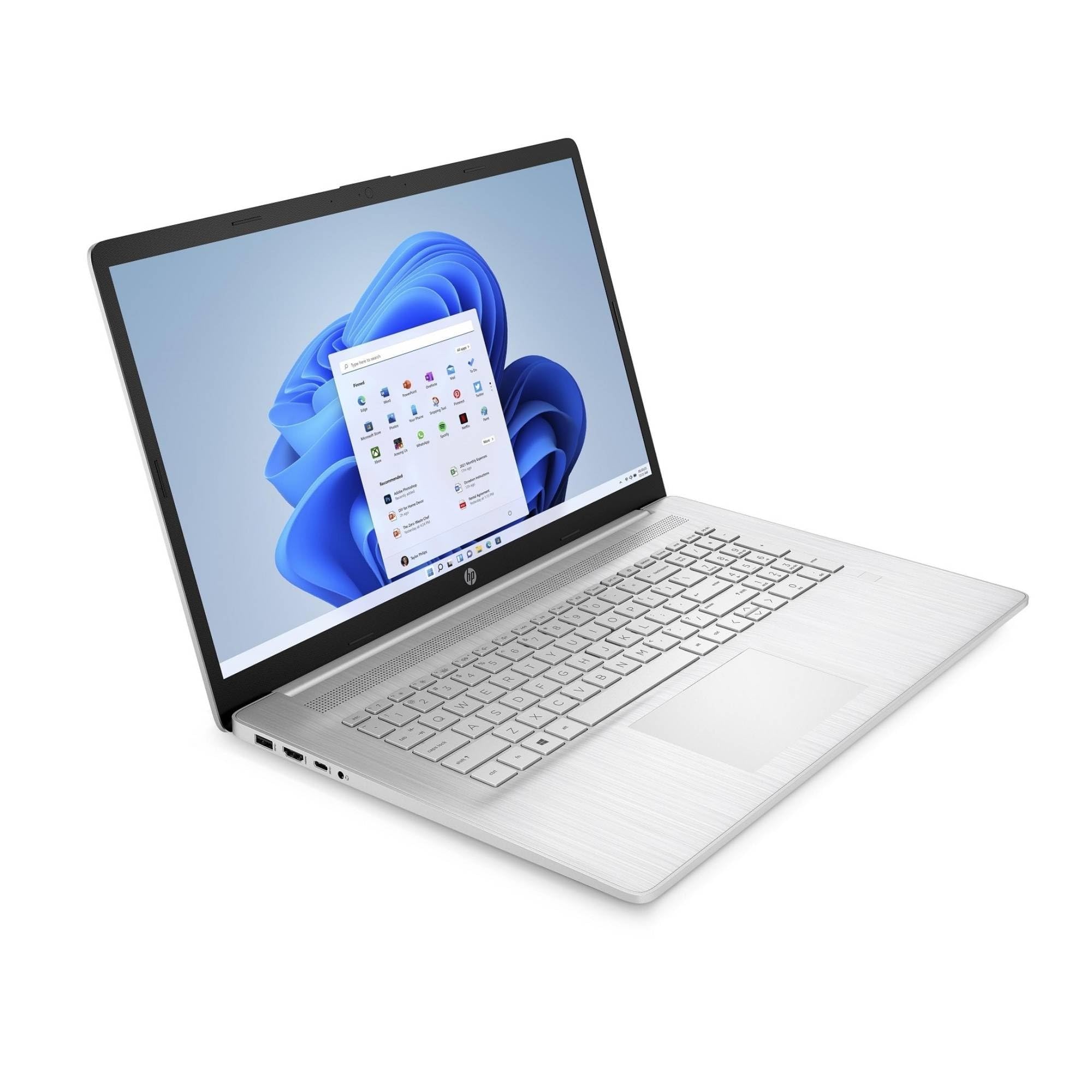 HP Laptop 17-cp3001sl, AMD Ryzen 7-7730U, RAM 16GB, SSD 512GB, Scheda Grafica Integrata, Display 17.3” FHD IPS 300 Nits, Antiriflesso, Wi-Fi 6, Privacy Cam 720p TNR, Windows 11, Argento