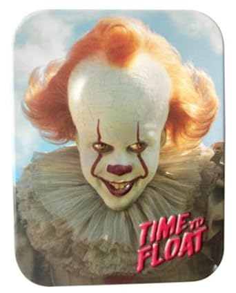 IT Chapter Two Time to Float Red Balloon Candy - One 1 Collectible Pennywise Tin - Cherry Flavor