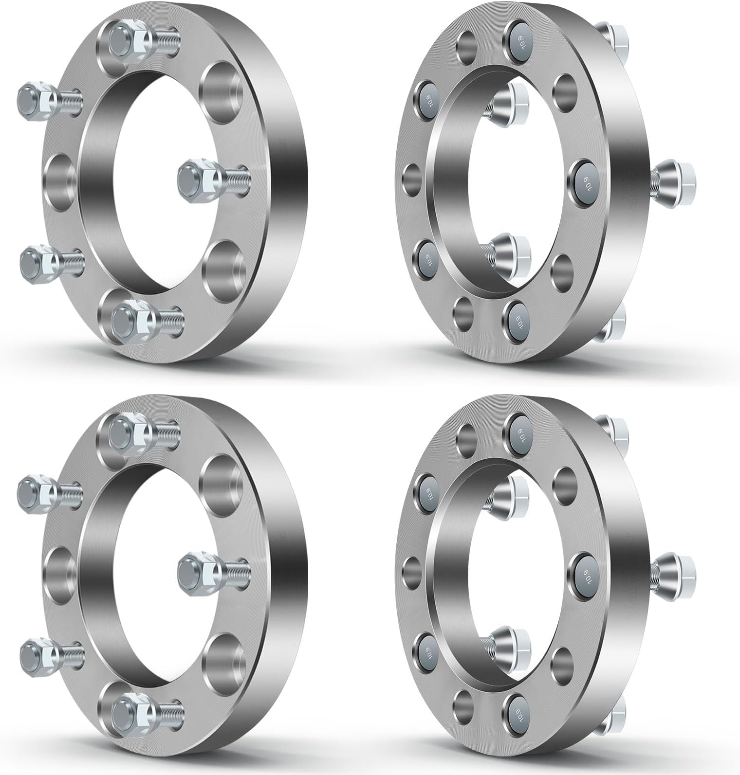 Gsuatey 4pcs 1" Flange Wheel Adapter 5x5 To 5x4.75/ 5x127 To 5x120.7
