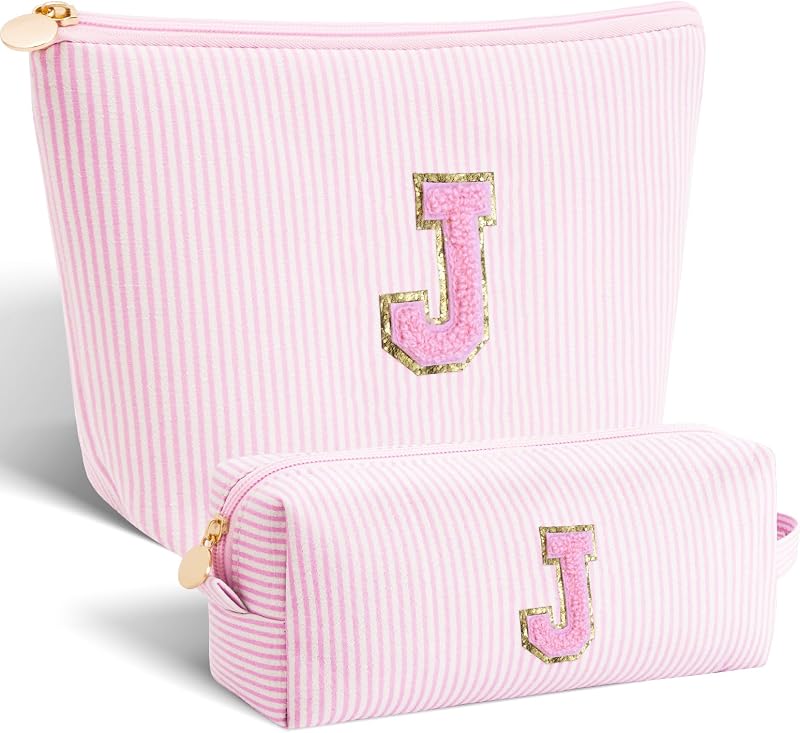 Gifts for Teen Girls Women - Birthday Gifts for 10 11 12 13 14 15 16 17 18 Years Old Girl,Makeup Bag Cosmetic Bag,Teacher Gift Trendy Stuff Toiletry Bag - Pink,J