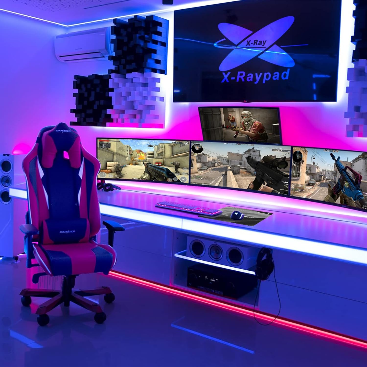 X-Raypad Update Version Aqua Control Zero AC0 Gaming Mouse Pad, Ultra-High Precision Mouse Pad with Perfect Speed and Control Capability, Designed for Fps Players with Low DPI Requirements