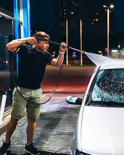 Miniatura 5 de Kit de pistola de lavado a presión de 3000 PSI con conector universal M22 y 5 boquillas de conexión rápida para Generac Briggs Craftsman