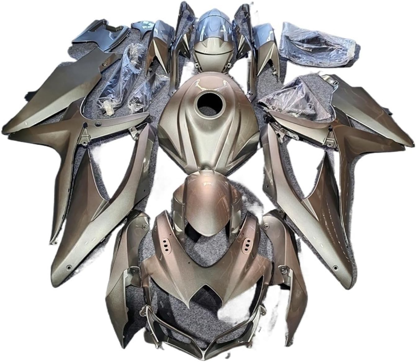 Carbon Fibre Gloss Motorcycle Fairings For Gsxr 600 750 K8 2008 2009 2010 Fairing Kit Gsxr600 Gsxr750 08-10 Bodyframe Cowl Shell(A)