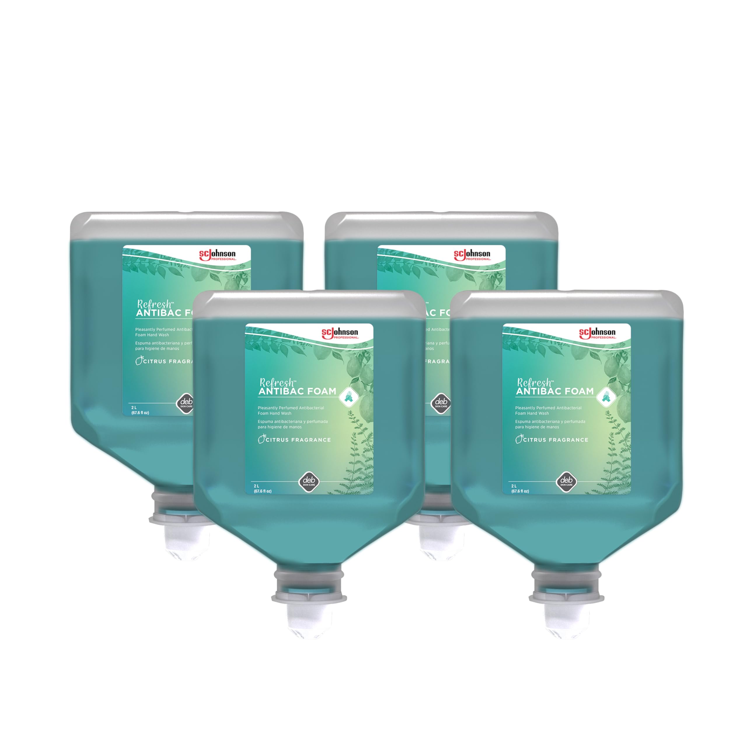 SC Johnson Professional REFRESH ANTIBAC FOAM HAND WASH 2 LITERS, 4 PACK