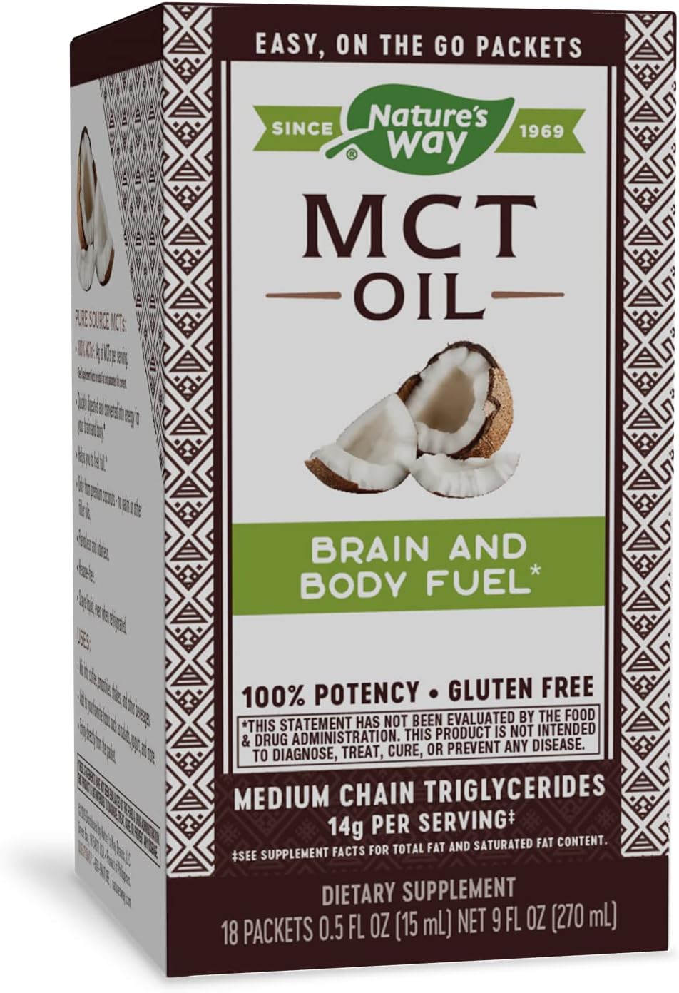 Nature's Way 100 Potency Pure Source MCT Oil from Coconut