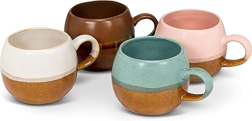 Miniatura 2 de Abbott Collection 27-Trio-PNK - Taza 3 unidades color rosa y marrón