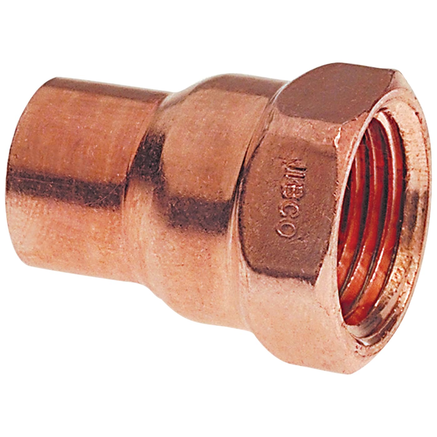 Adaptador hembra de cobre de 1 pulgada pack 10 para tubos y manguitos roscados