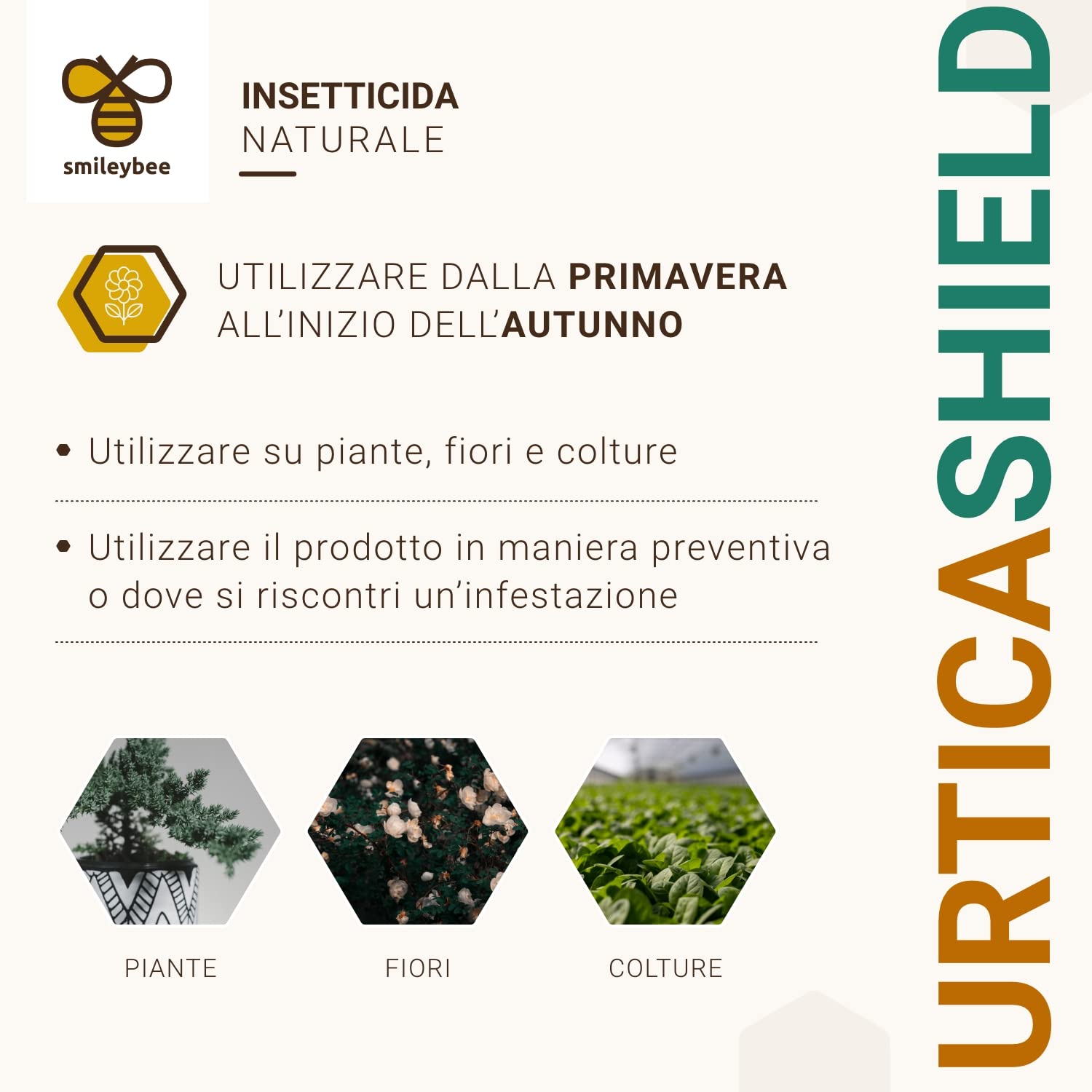Insetticida Naturale per Piante a Base di Ortica 5 Litri Biologico Contro Afidi, Ragno Rosso