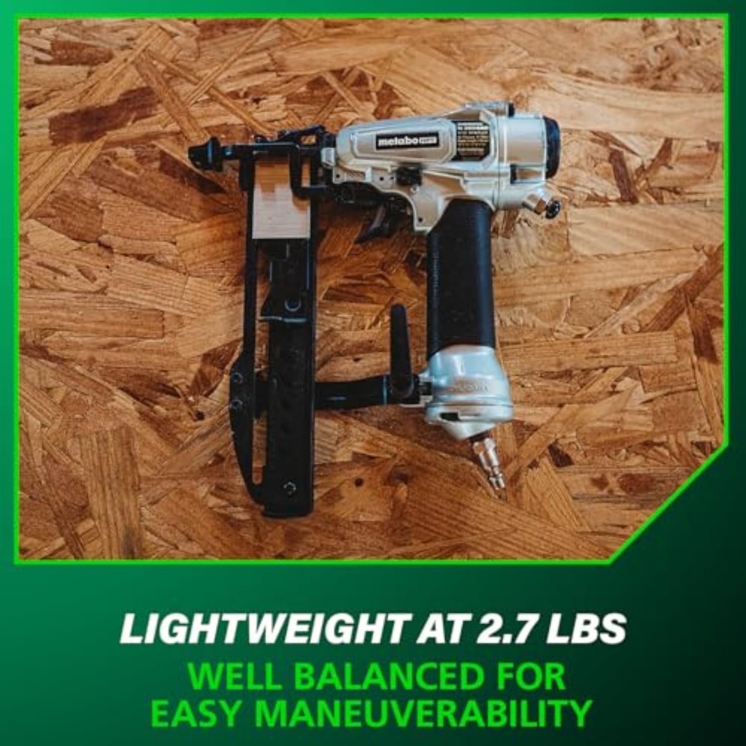 Metabo HPT Pro Finish Stapler - Pneumatic 1/4 Crown -7