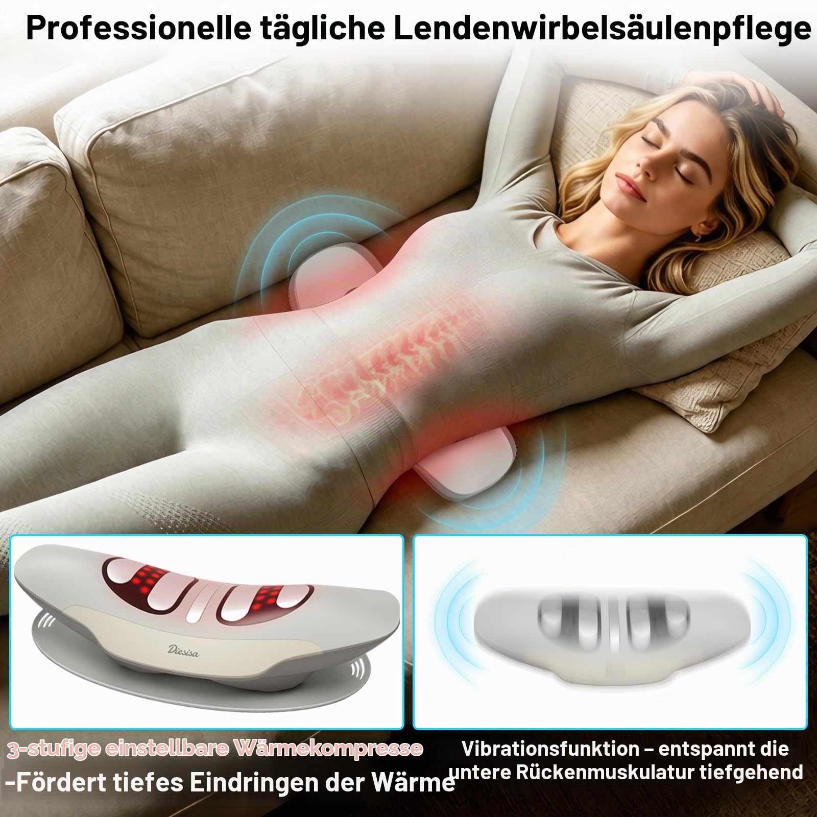 Diesisa Elektrisches RüCkenmassagegeräT: RüCkenmassage dynamischer Traktion