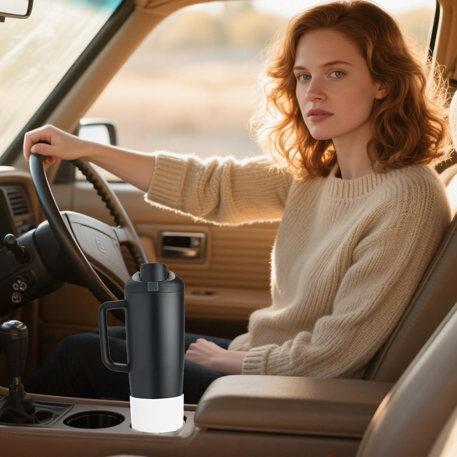 2 Pack Higher Silicone Boot for Owala Water Bottle 30oz & 40oz FreeSip Sway & Tumblers - Extra-Thick & Tall Protection Anti-Slip Base Cover, Prevents Scratches Water Bottle Accessories(Black/White) - Image 5