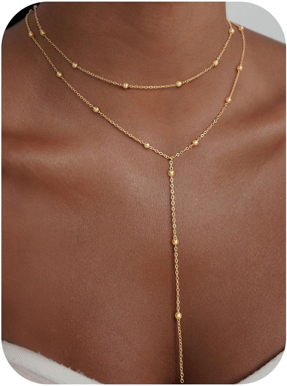 Y-vorm Connected Zirkonia Parel Ketting – TI SENTO