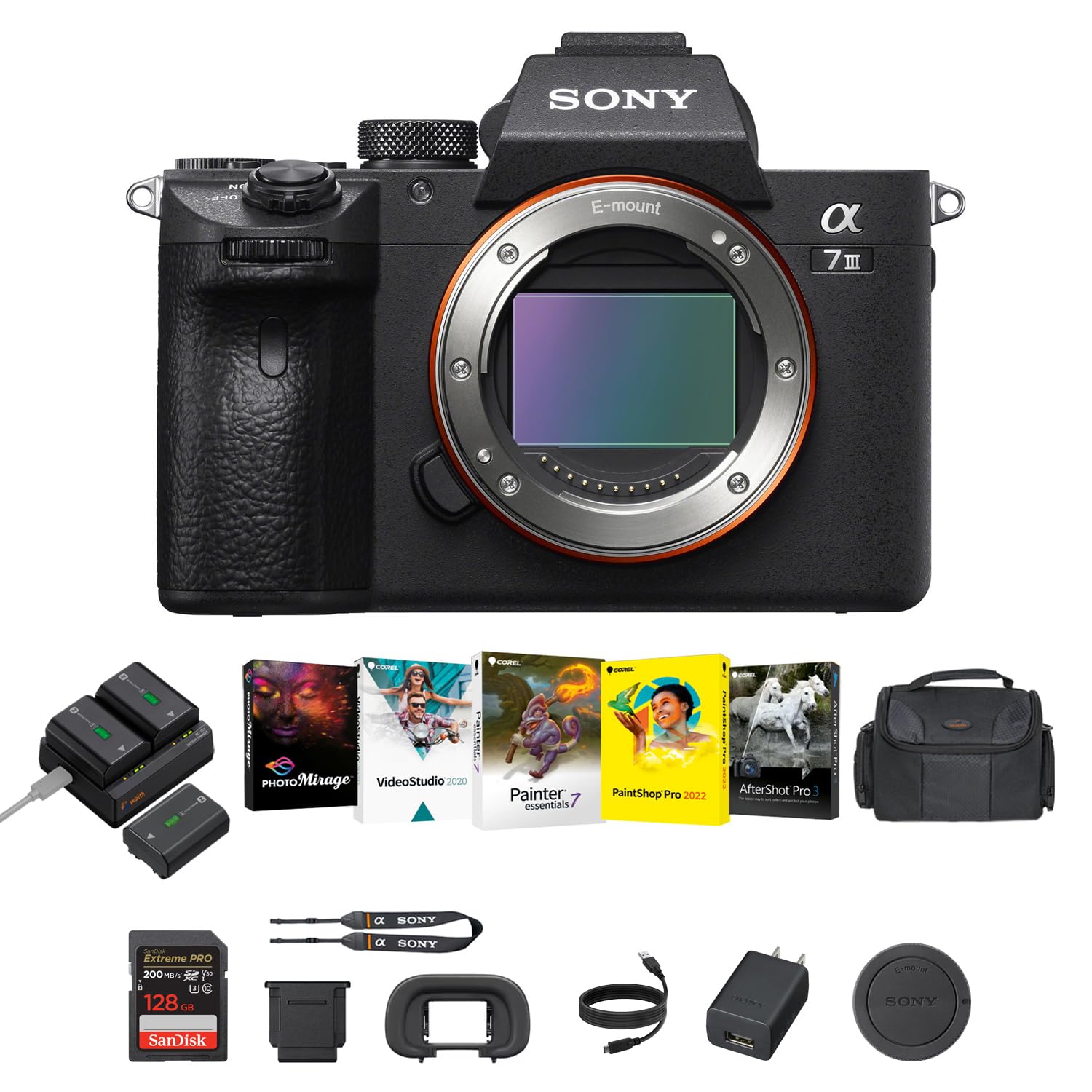 Amazon.co.jp: Sony a7 III ミラーレスカメラ (ブラック) - 24MP フル