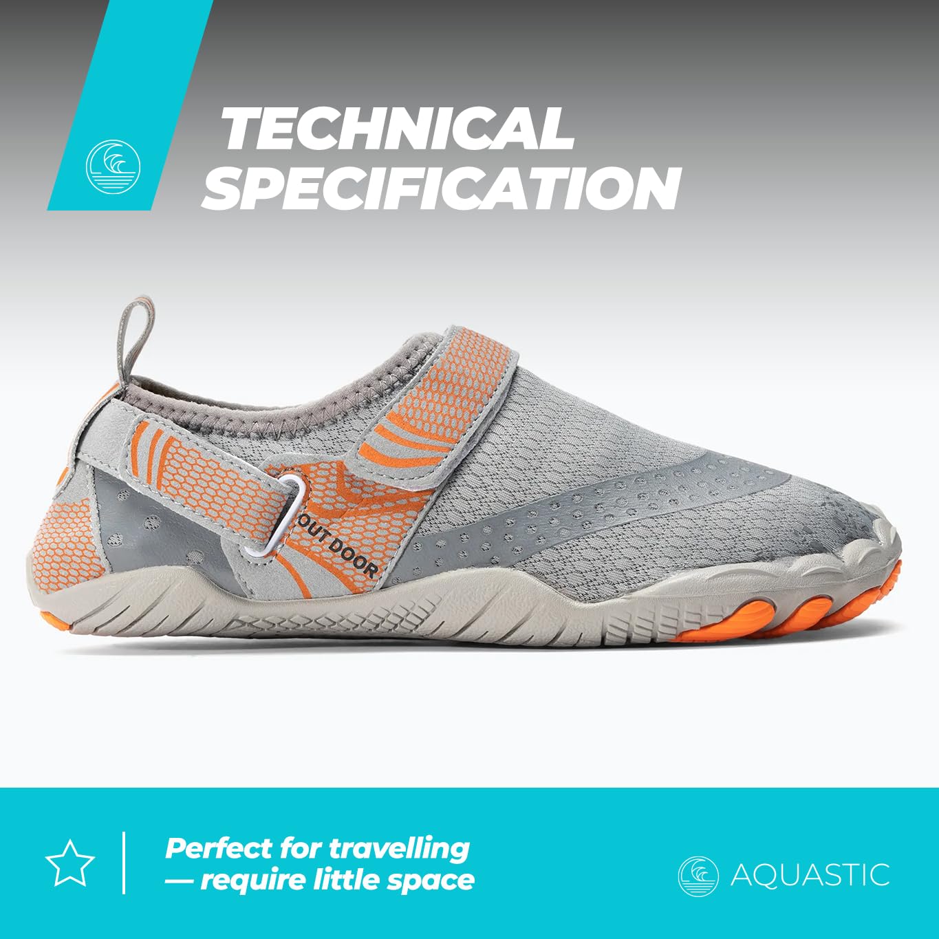 AQUASTIC Mężczyźni Ws083buty do wody