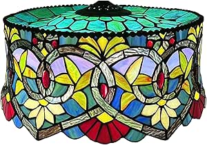 Amazon.com: 18 Inch Baroque Lamp Shade Replacement Only Tiffany Stained